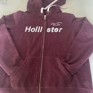 Hollister zip up hoodie